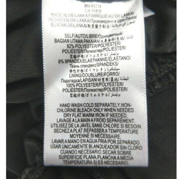 BCBGeneration Velvet Top Womens XS Black Fairy Grunge Goth Witchy Deep V - Picture 8 of 8